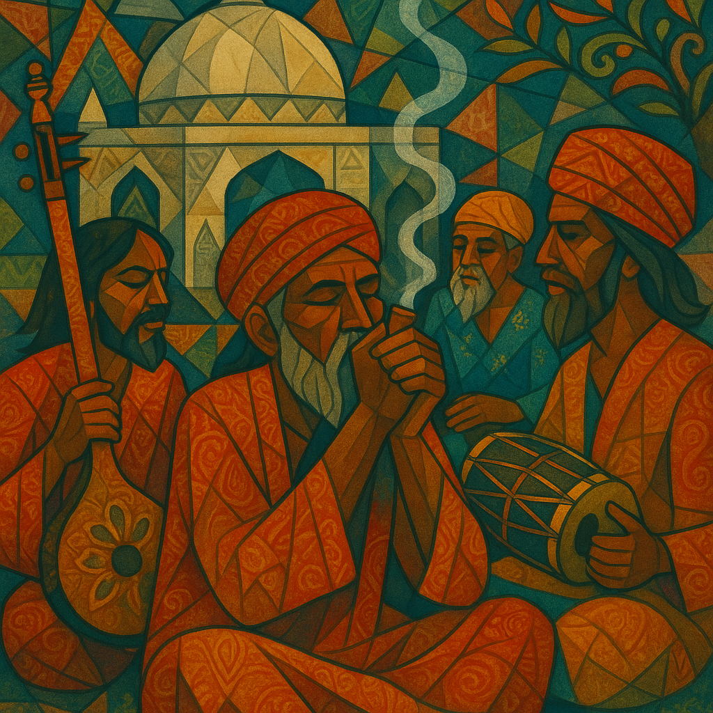 South Asian Musicians at Temple
